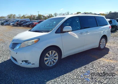 2011 Toyota Sienna Limited из США, поврежденный, VIN 5TDDK3DC0BS021335